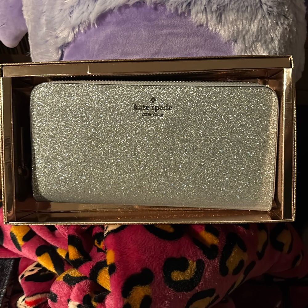 Kate spade glitter wallet